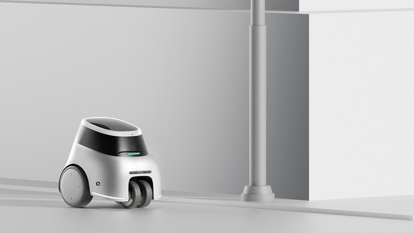 Intelligent products，Technology design，Express robot，Appearance design，