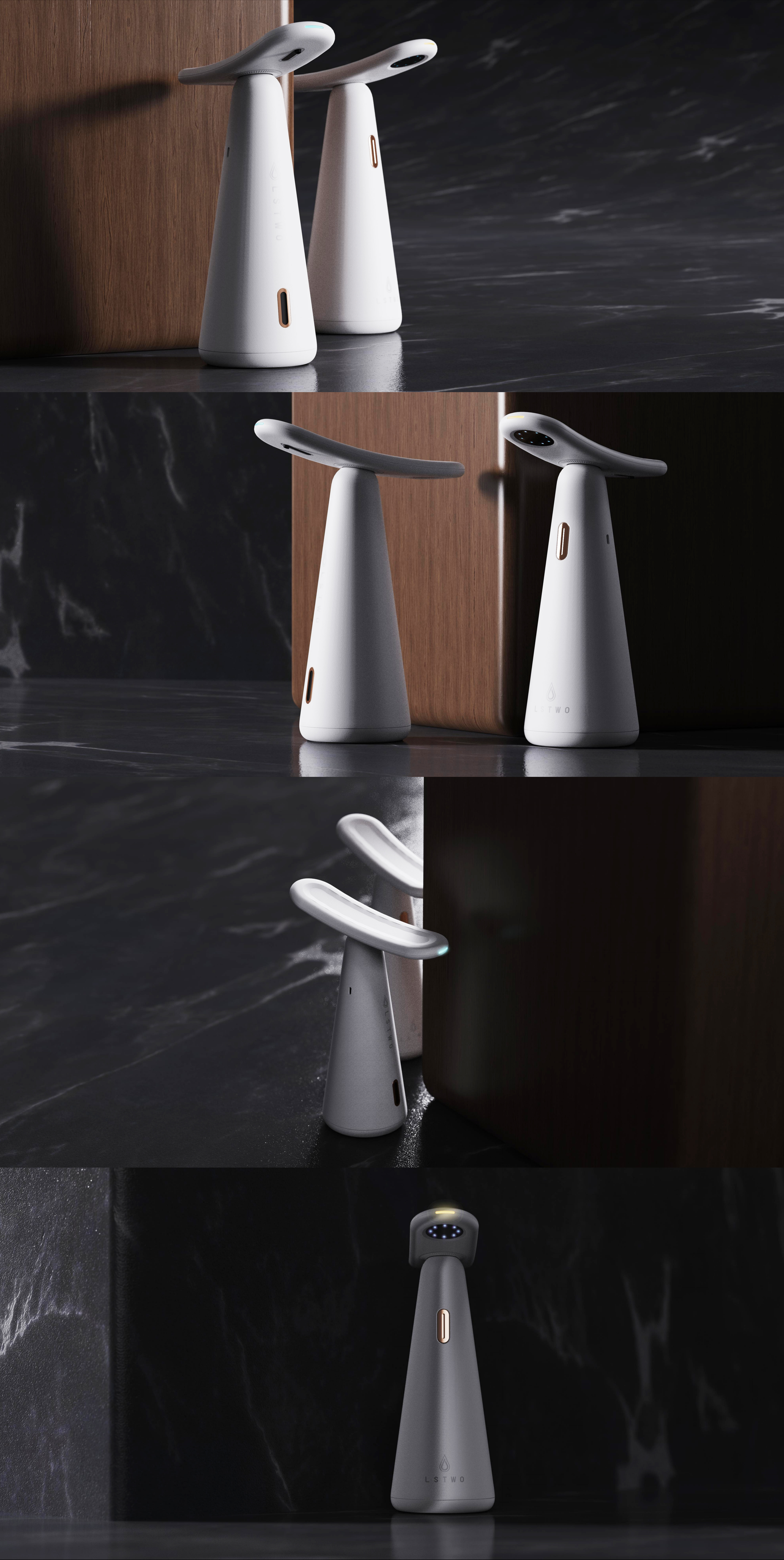 Wash mobile phone，Soap dispenser，foam，liquid，uv，Germicidal lamp，disinfect，hygiene，