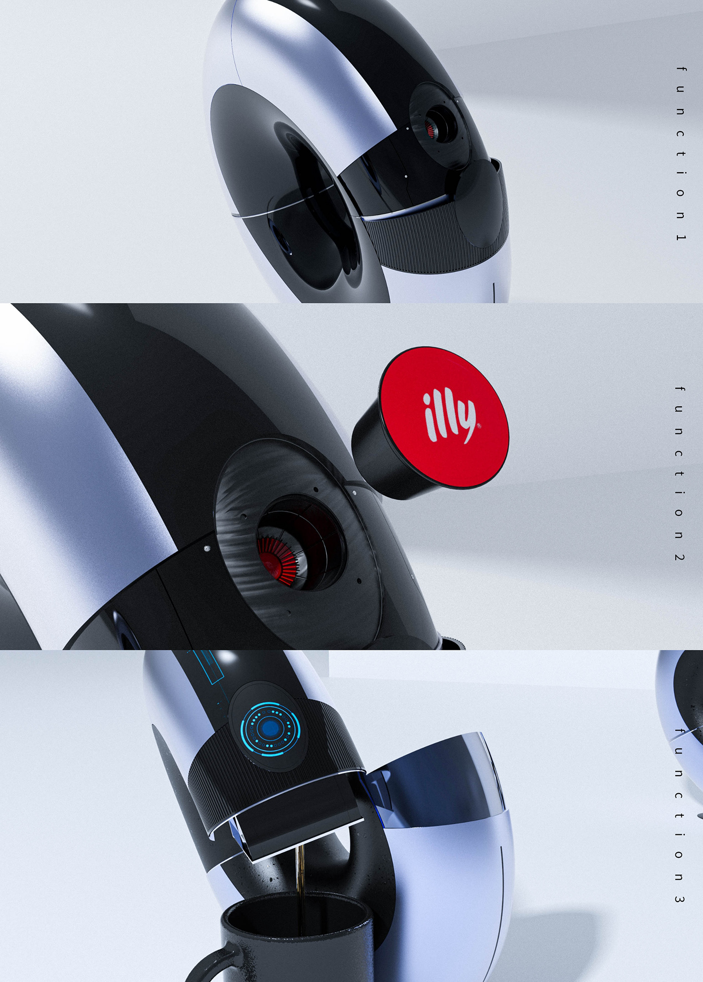 Coffee machine，Household Electric Appliances，kitchenware，product design，