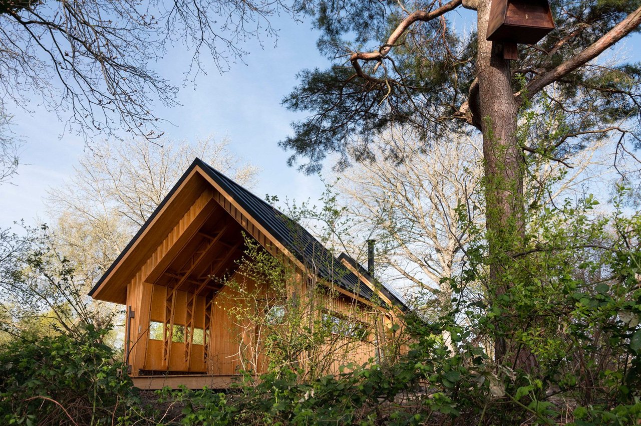 Anna Cottage，log cabin，CASPAR SCHOLS，building design，