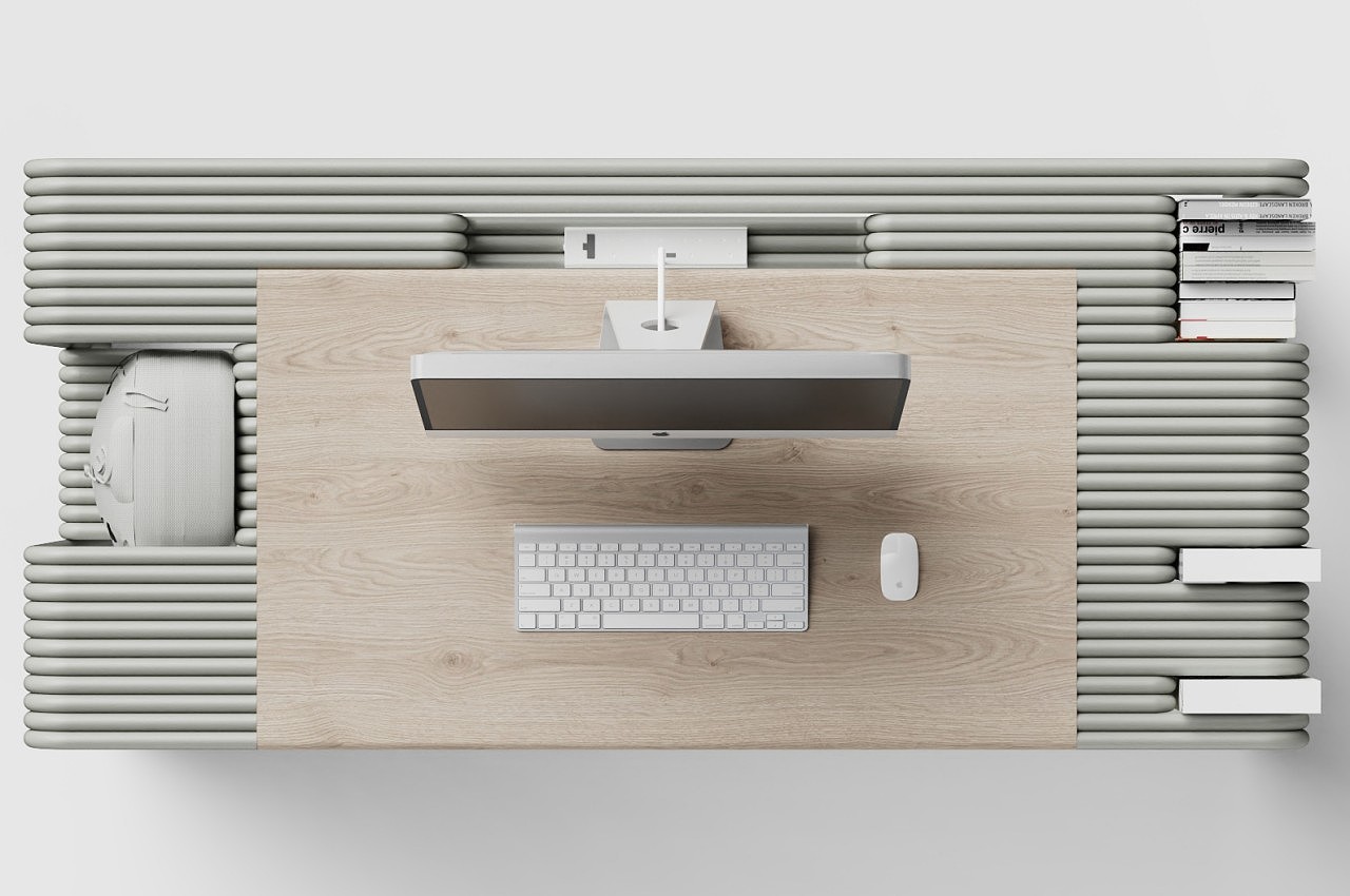 办公桌，概念设计，管道，桌子，办公，