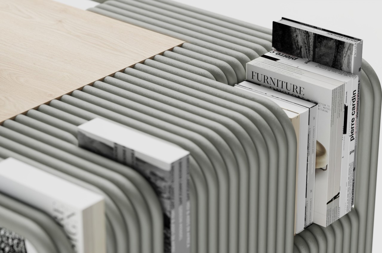 desk，conceptual design，The Conduit，Table，to work in an office，