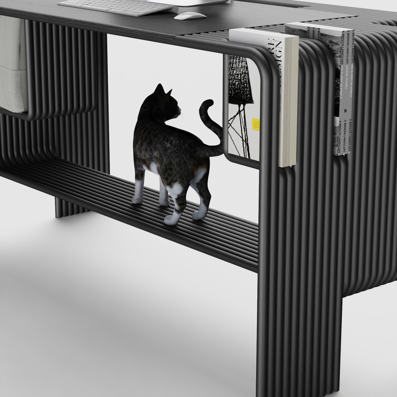 desk，conceptual design，The Conduit，Table，to work in an office，