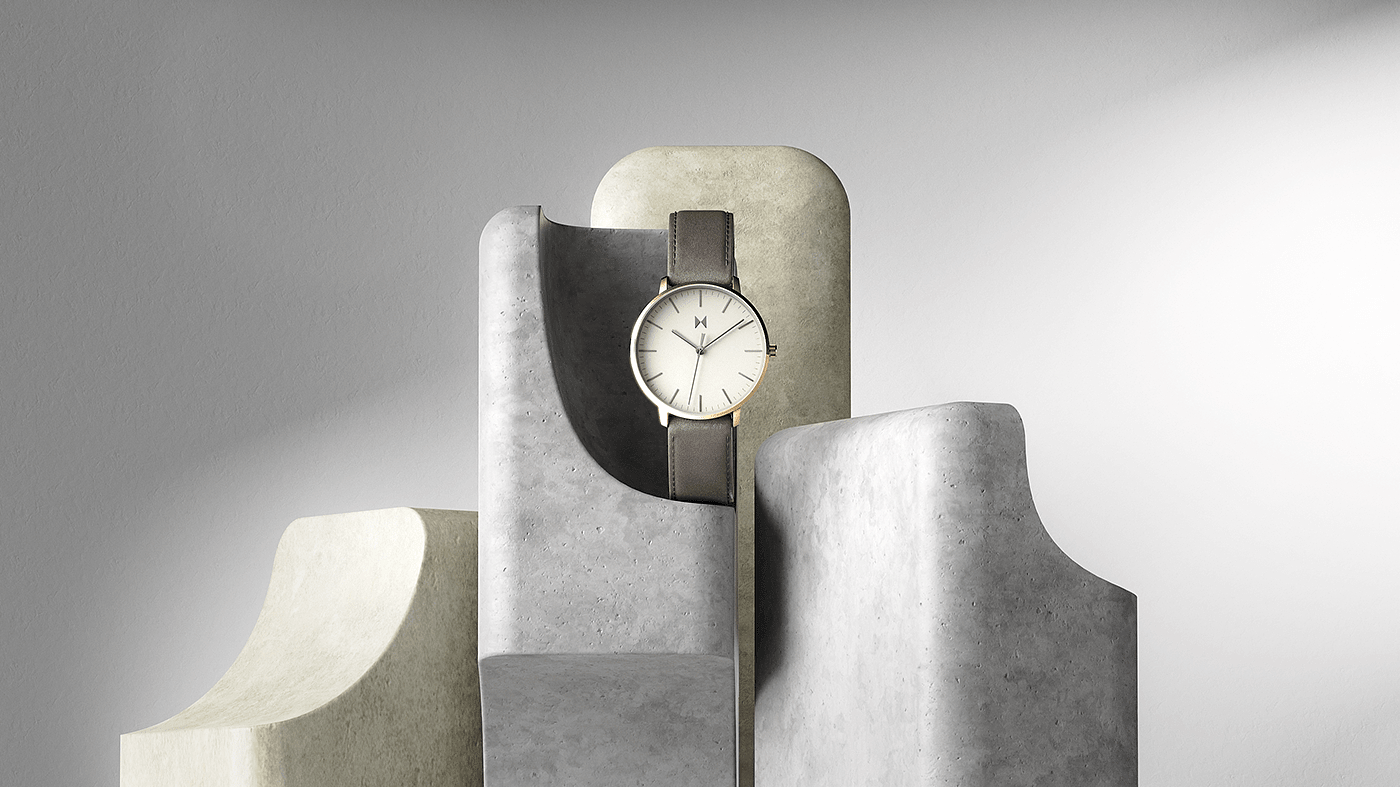 Computer image，3d，Wrist watch，clock，MVMT Cloud Break，broken cloud，