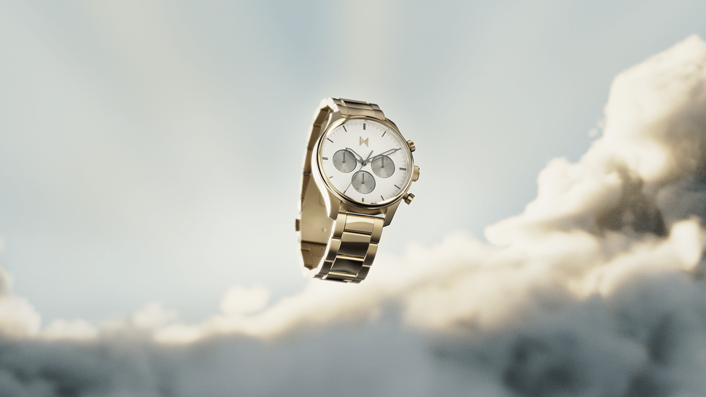 Computer image，3d，Wrist watch，clock，MVMT Cloud Break，broken cloud，