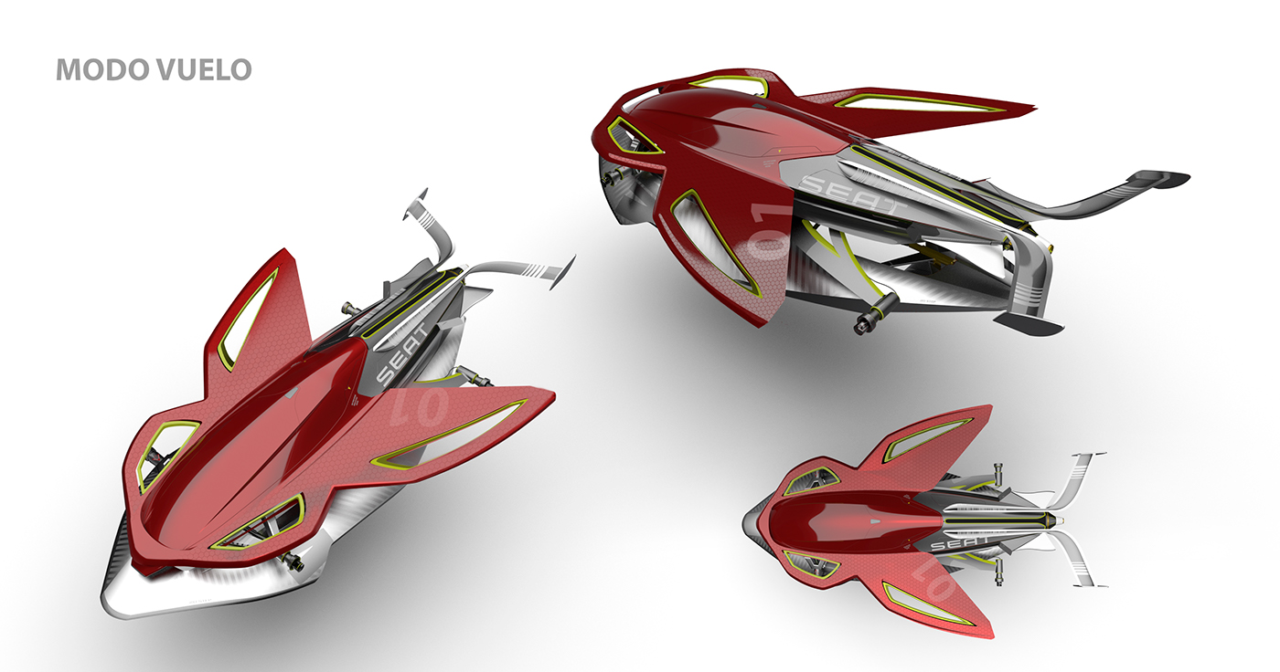 vehicle，Three uses，Hand drawn，modeling，