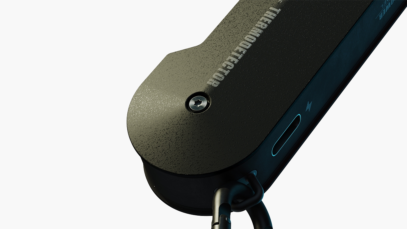 THORN，thermometer，food，Innovative design，Outdoor style，military style，product design，