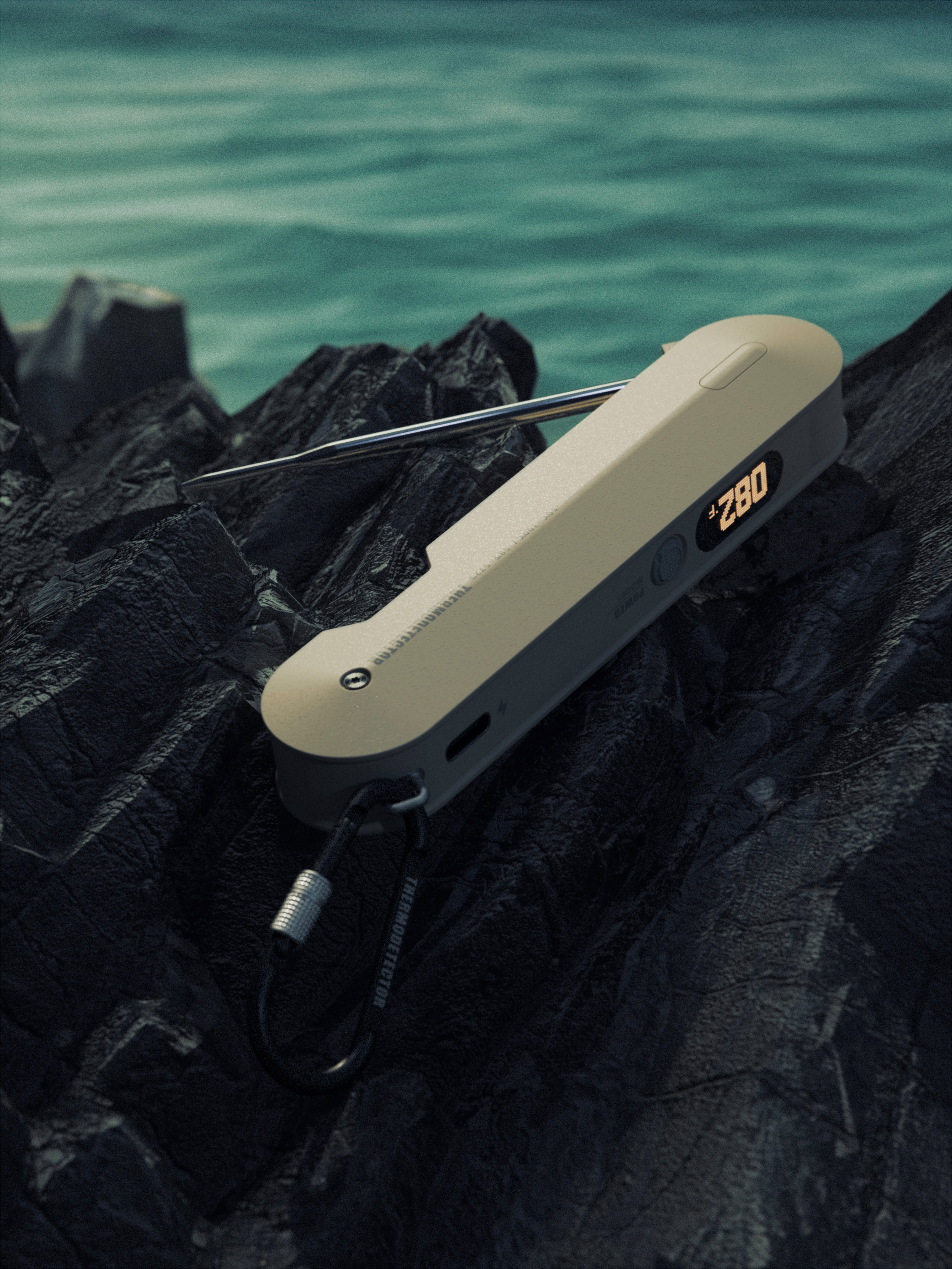 THORN，thermometer，food，Innovative design，Outdoor style，military style，product design，