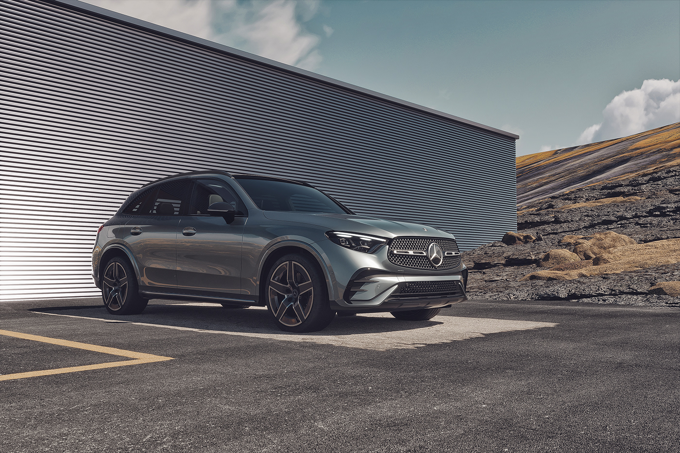 3d，Benz，automobile，Computer image，Corona Rendering，