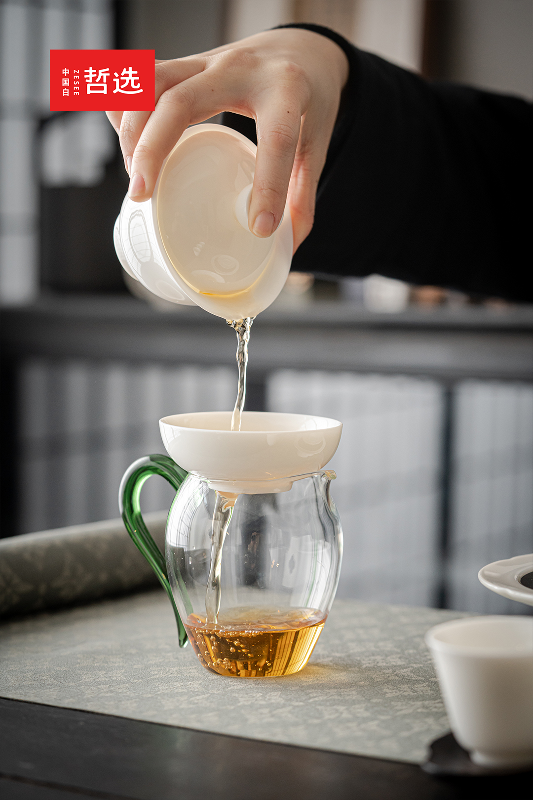 White porcelain，tea set，Kung Fu Tea，ceramics，Cover bowl，teapot，gift，