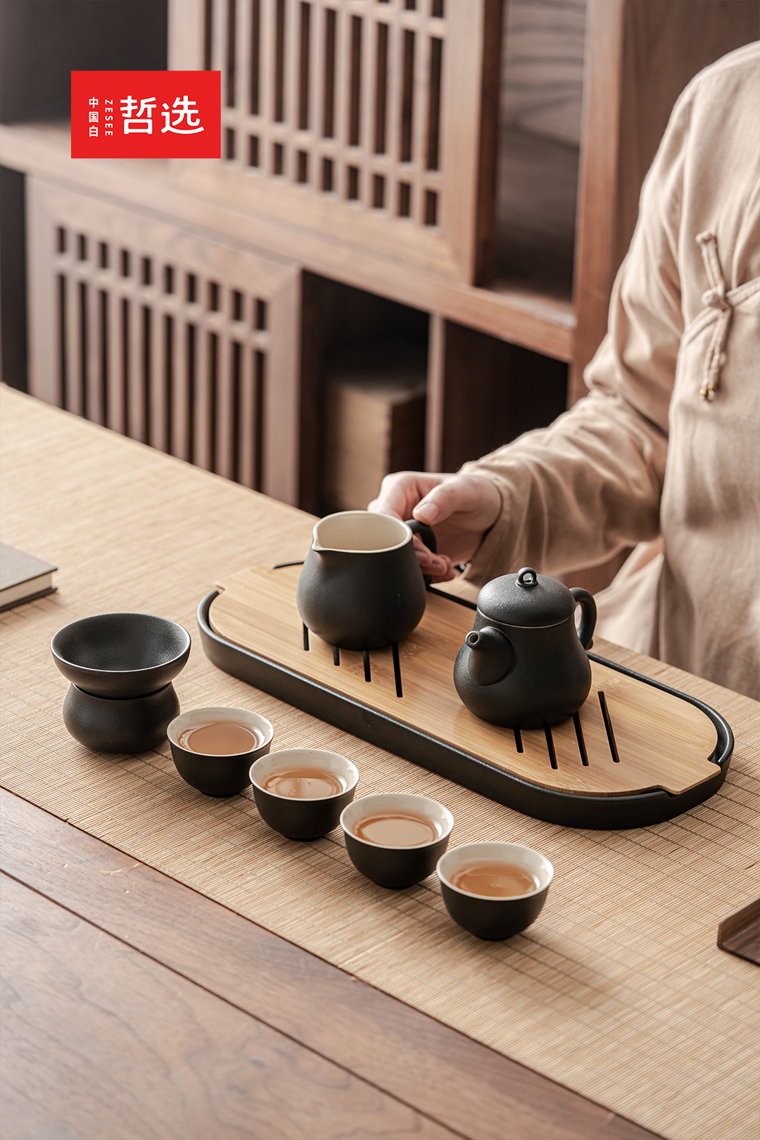 ceramics，black-pottery，tea set，Kung Fu Tea，gift，