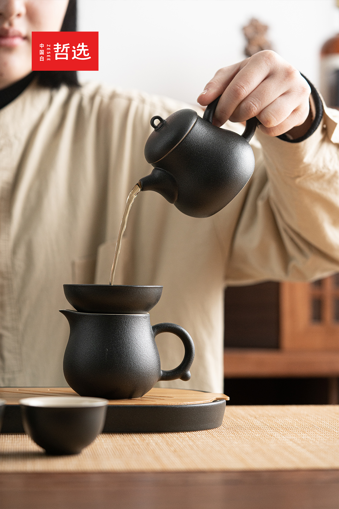 ceramics，black-pottery，tea set，Kung Fu Tea，gift，