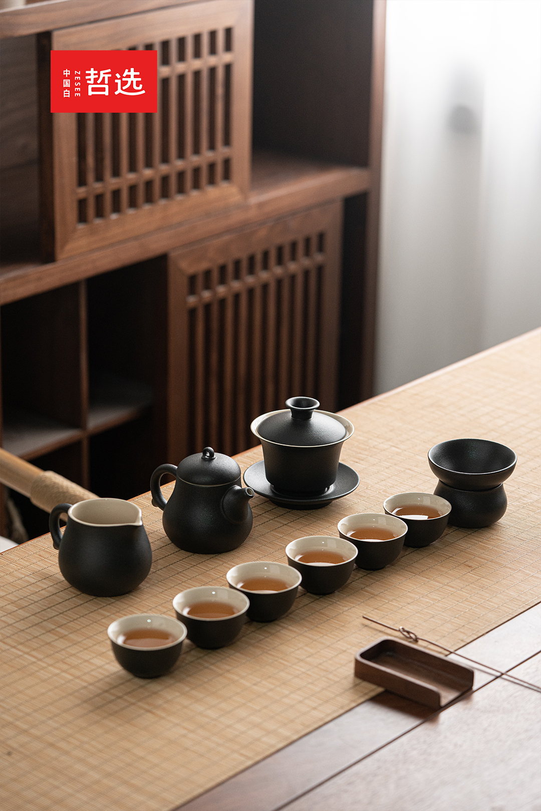 ceramics，black-pottery，tea set，Kung Fu Tea，gift，