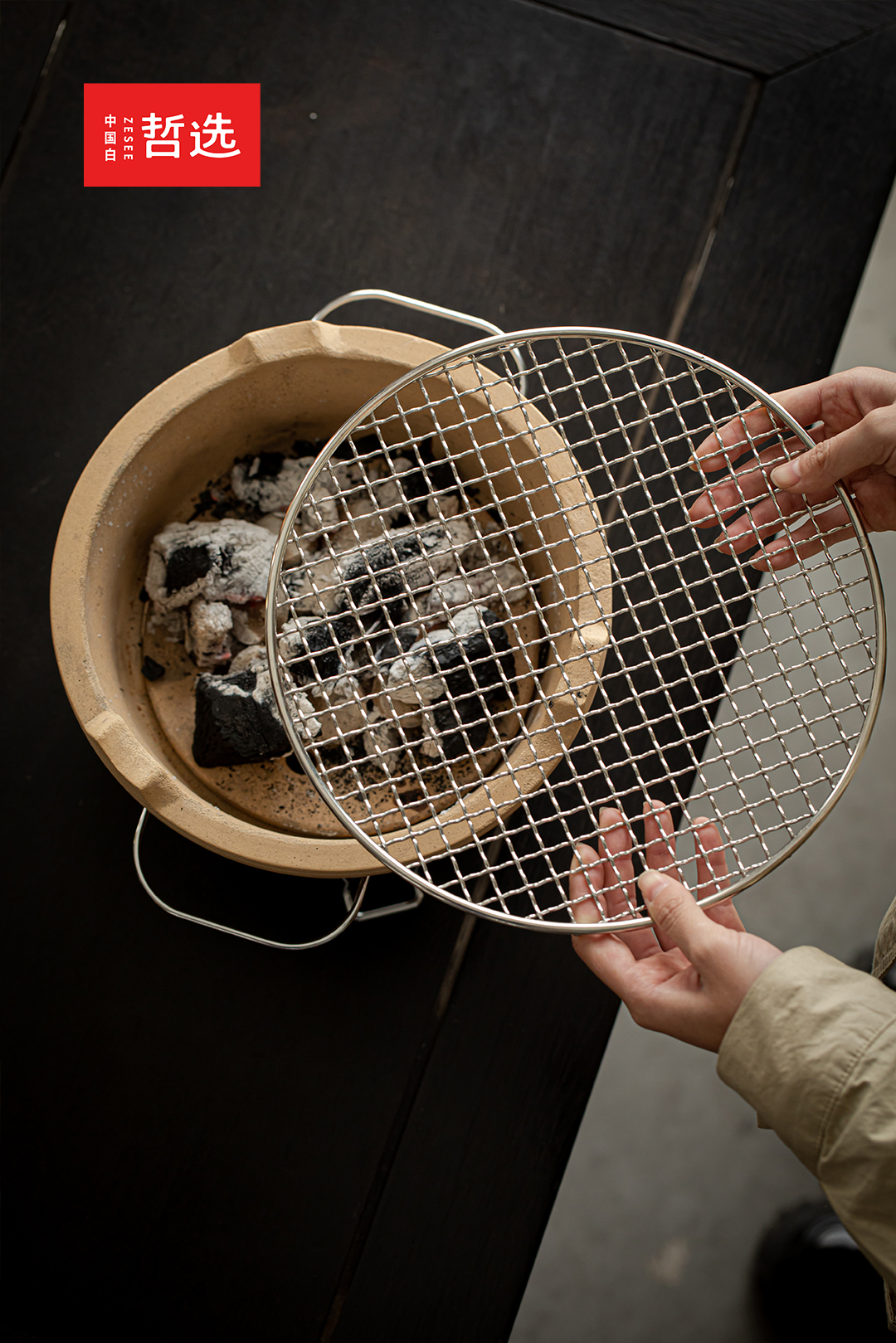 Boiling tea in a furnace，Coarse pottery，Carbon furnace，teapot，gift，