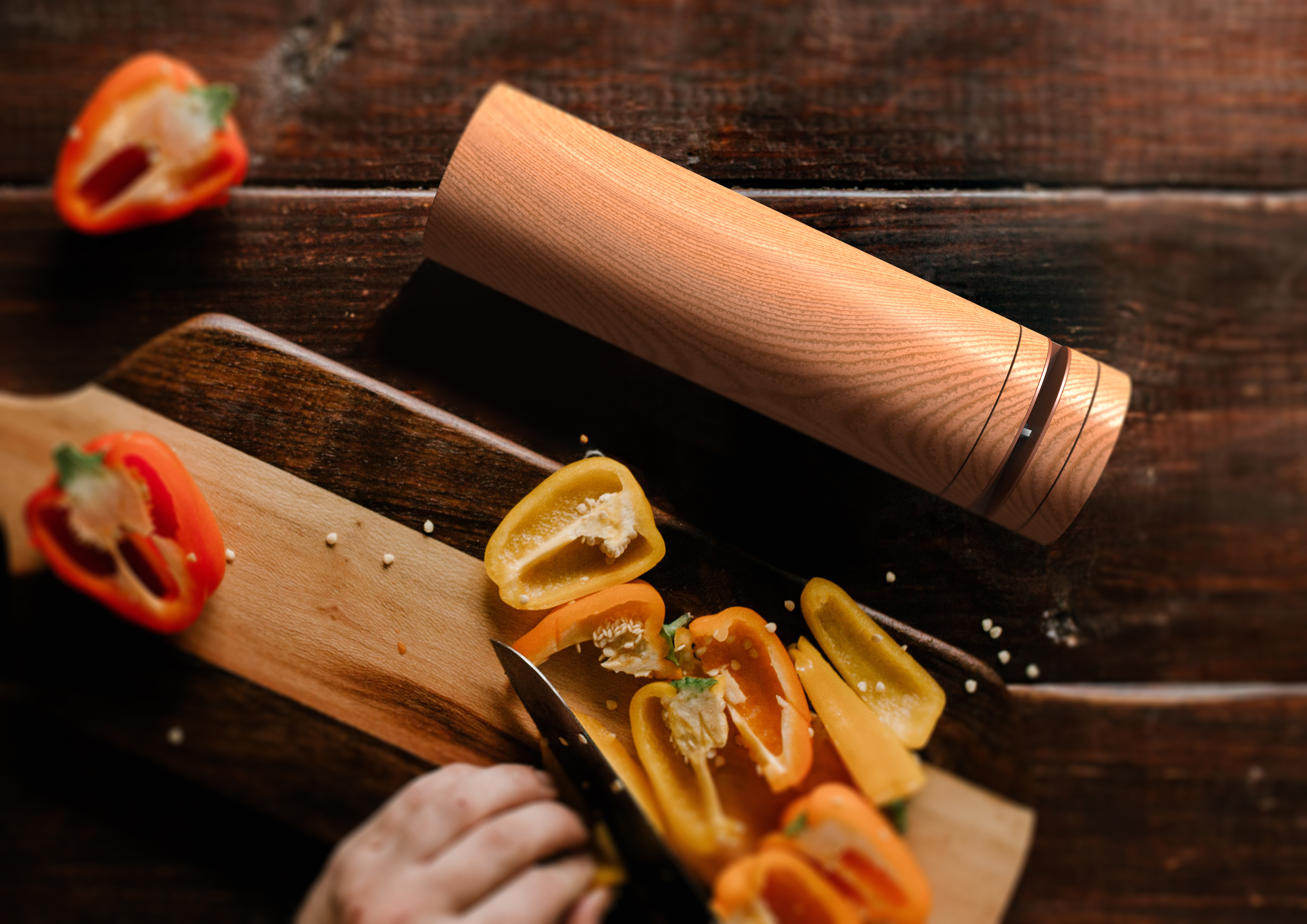 Shocked! The wood didn't cut, but the knife sharpened.，sawing wood，Knife sharpener，sharpen your knife like sawing wood，wood，sharpening stone，Kitchen supplies，