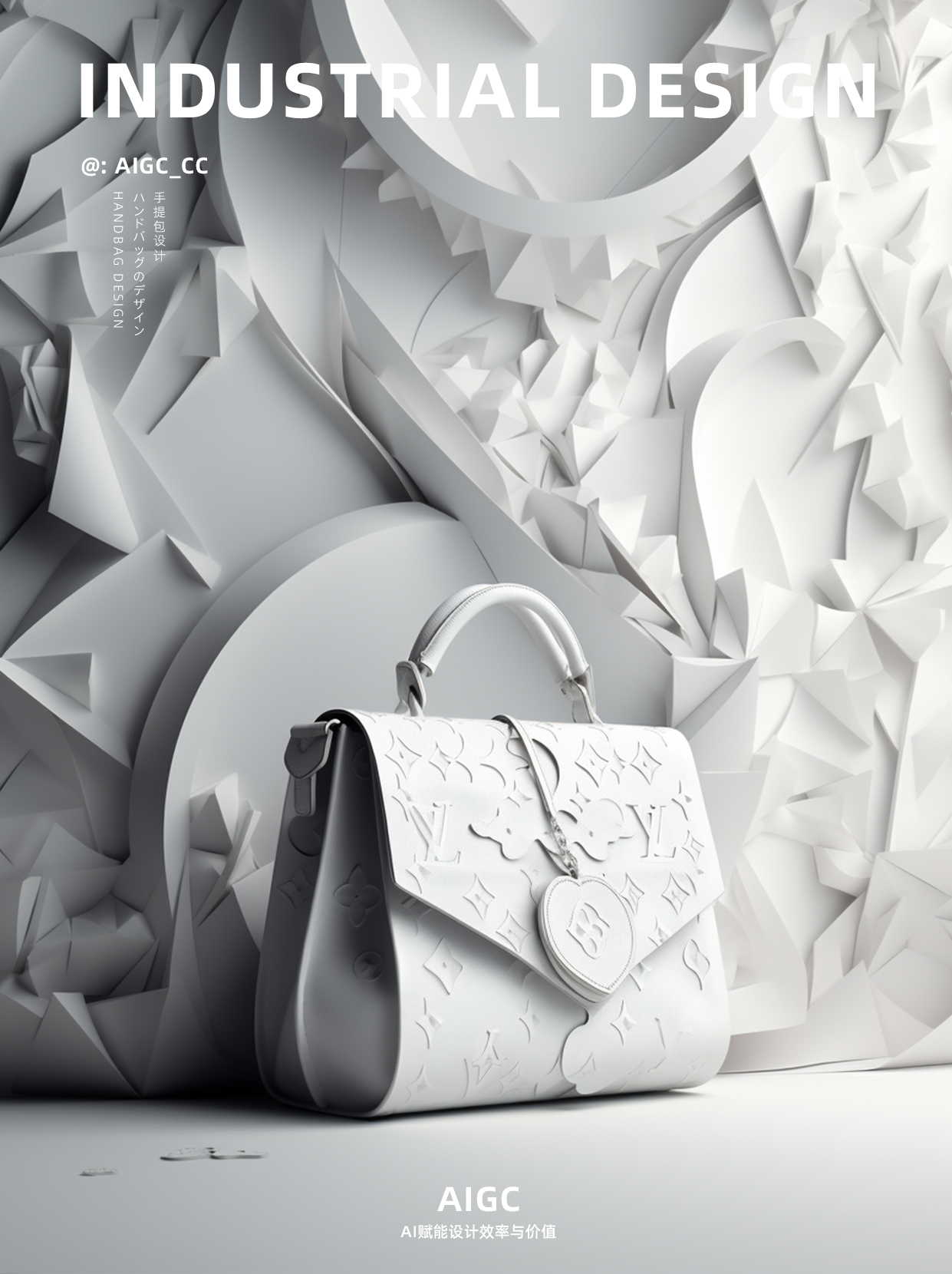 Handbag design，Paper-cut art，