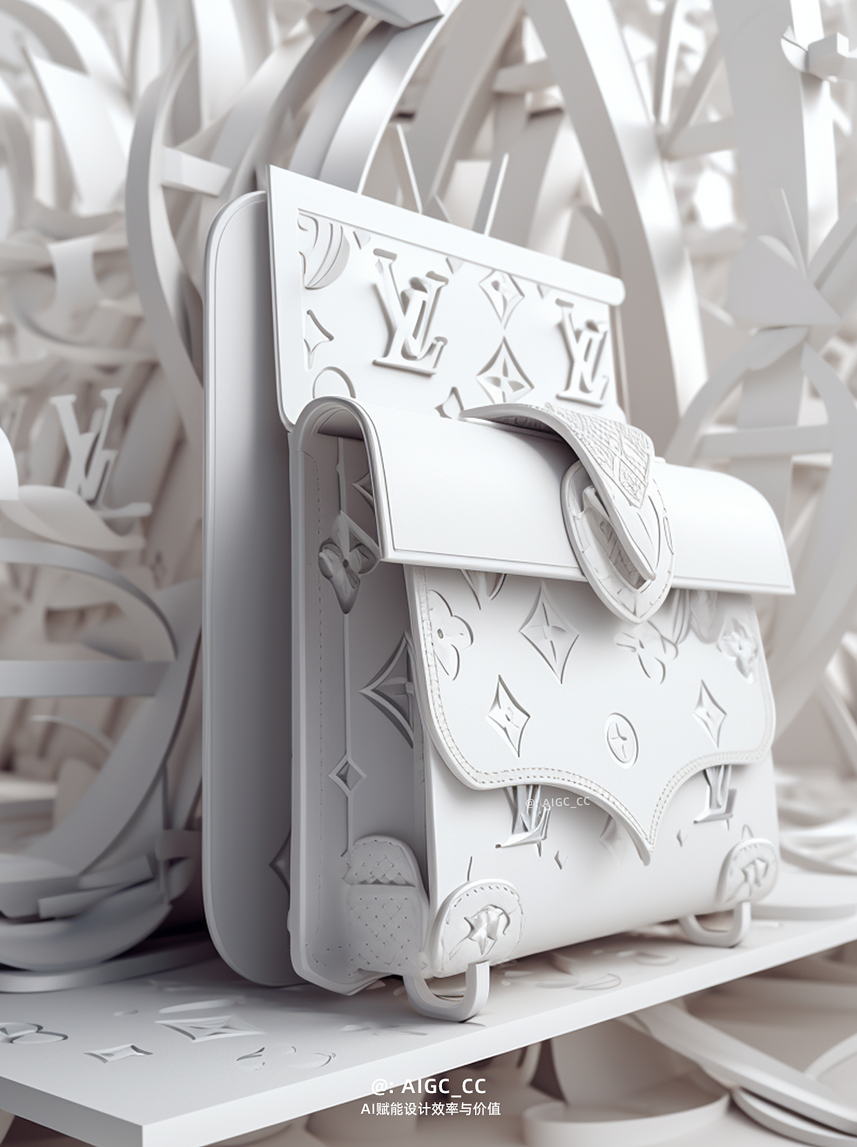 Handbag design，Paper-cut art，