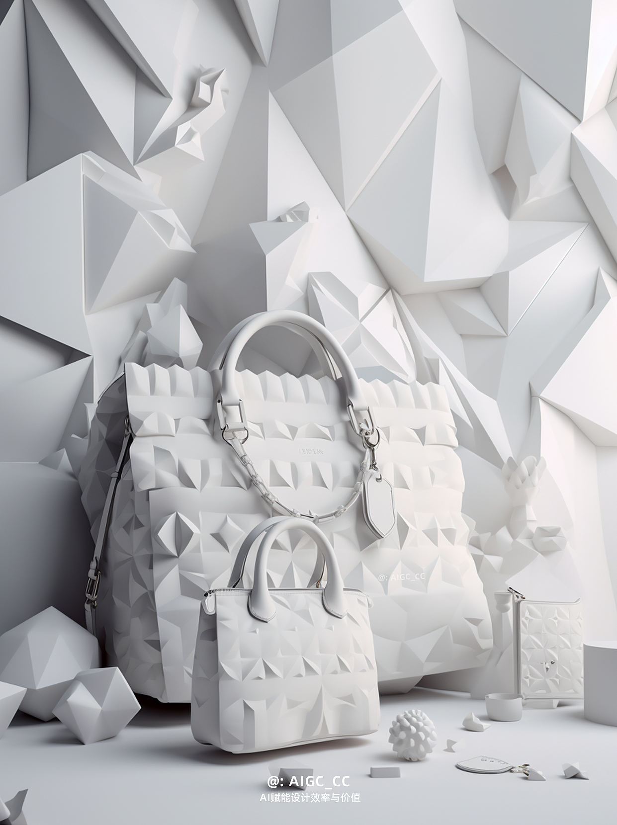 Handbag design，Paper-cut art，