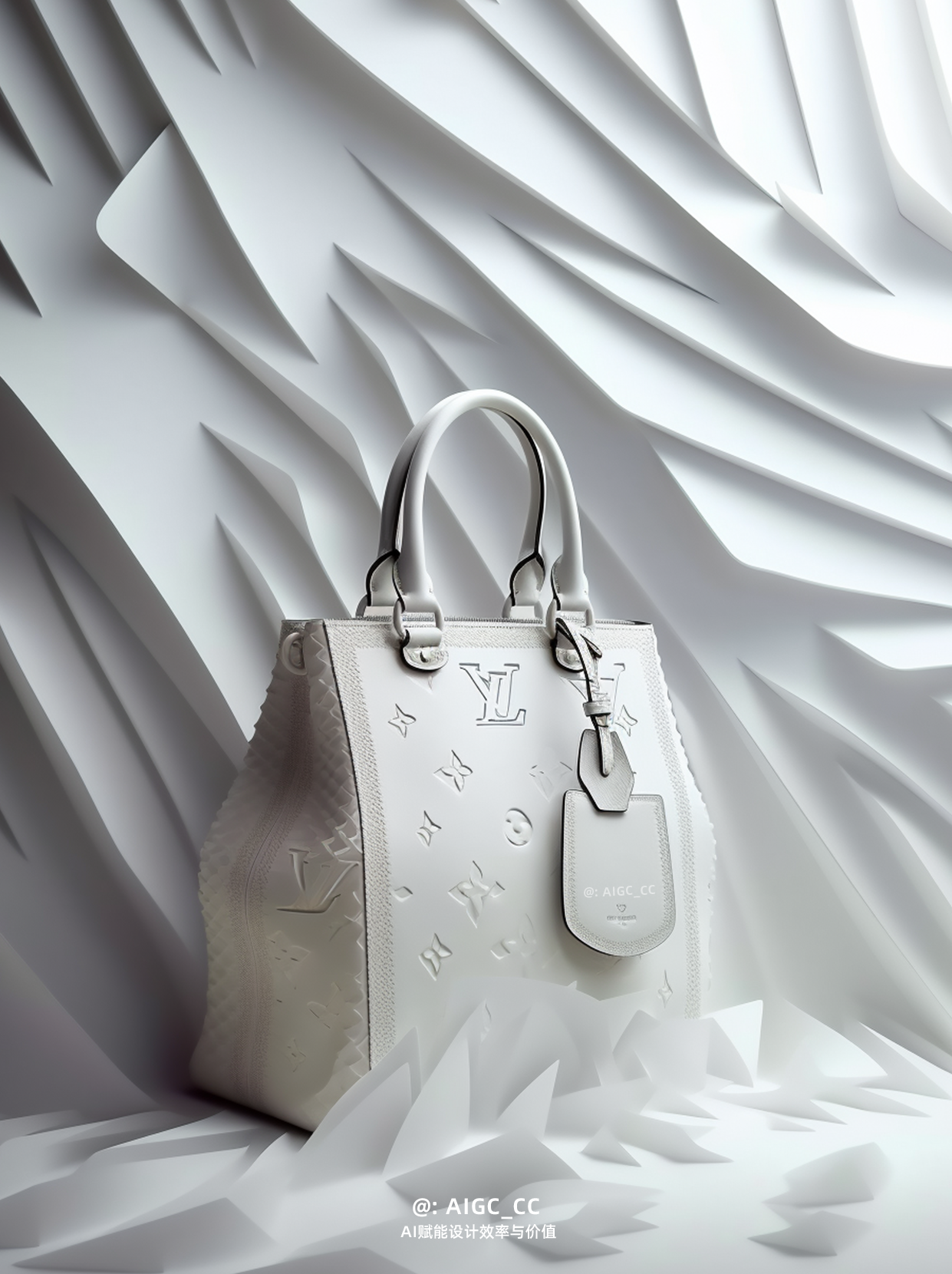 Handbag design，Paper-cut art，