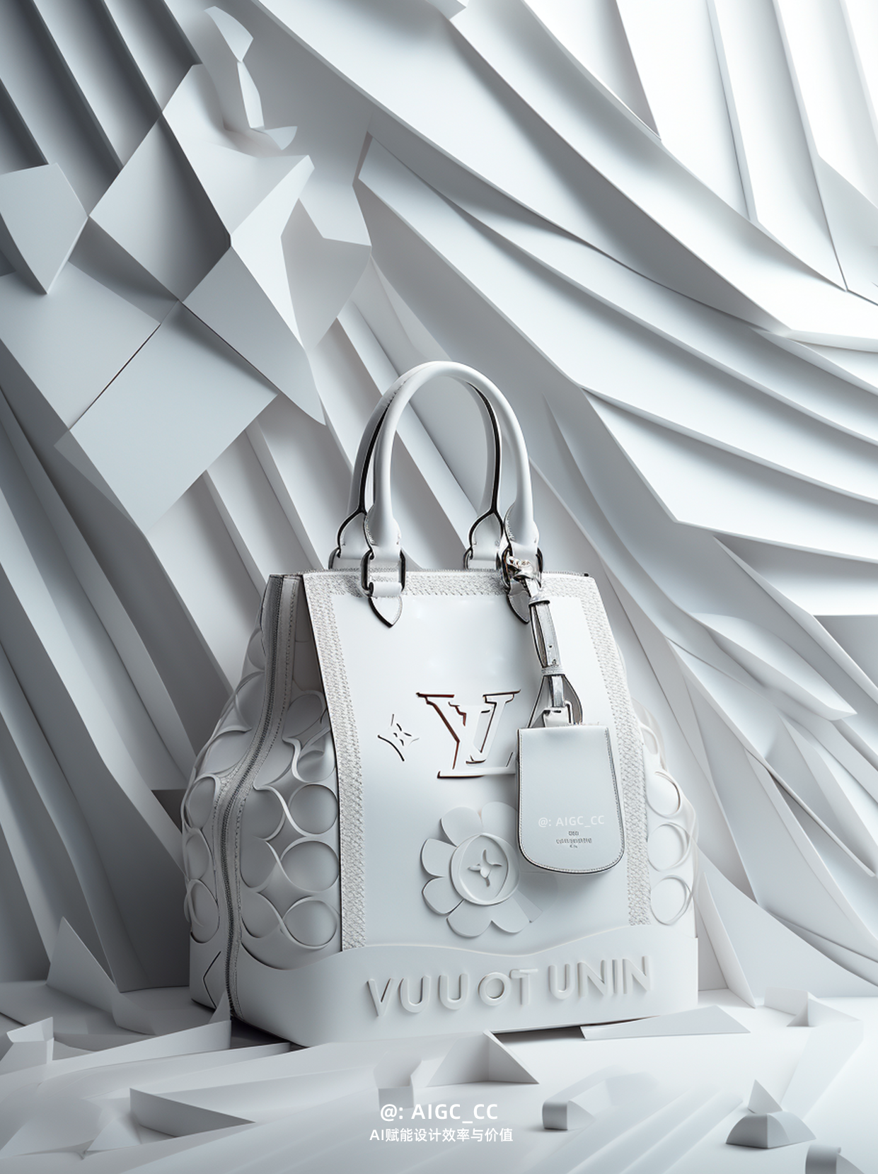 Handbag design，Paper-cut art，