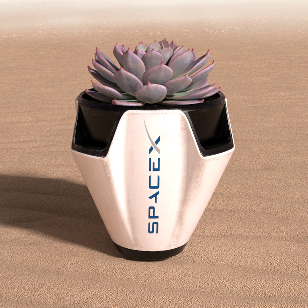 product design，plant，3d，Model，space，rocket，inspiration，