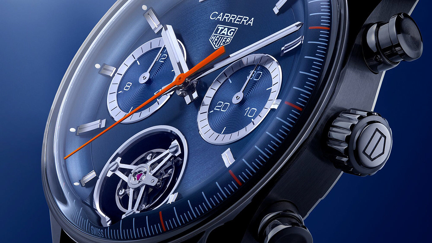 Wristwatch，carrera ，Appearance design，delicate，product design，