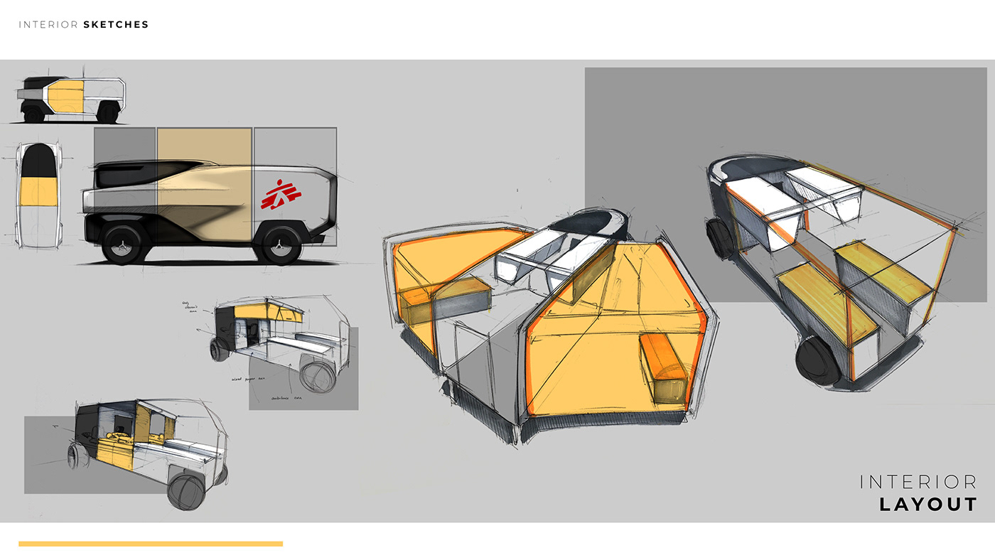 Benz，Rescue vehicle，Appearance design，shanty car，high-end，