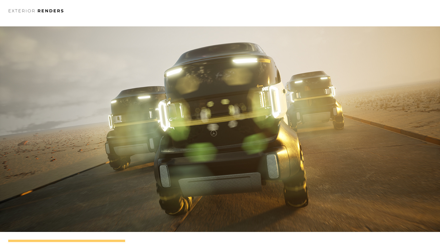 Benz，Rescue vehicle，Appearance design，shanty car，high-end，