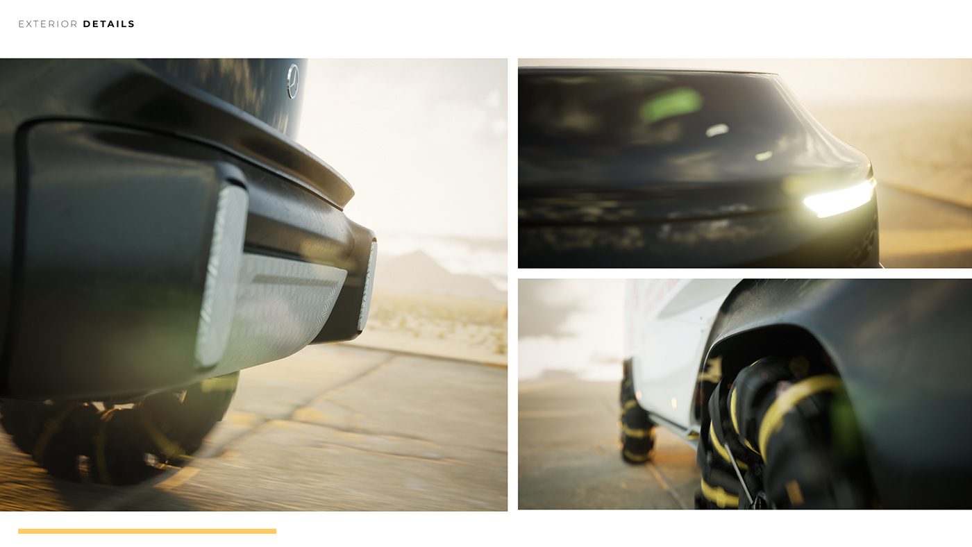 Benz，Rescue vehicle，Appearance design，shanty car，high-end，