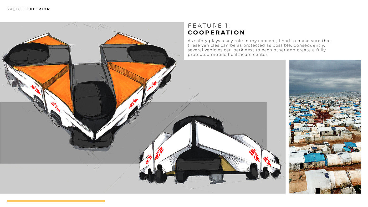 Benz，Rescue vehicle，Appearance design，shanty car，high-end，