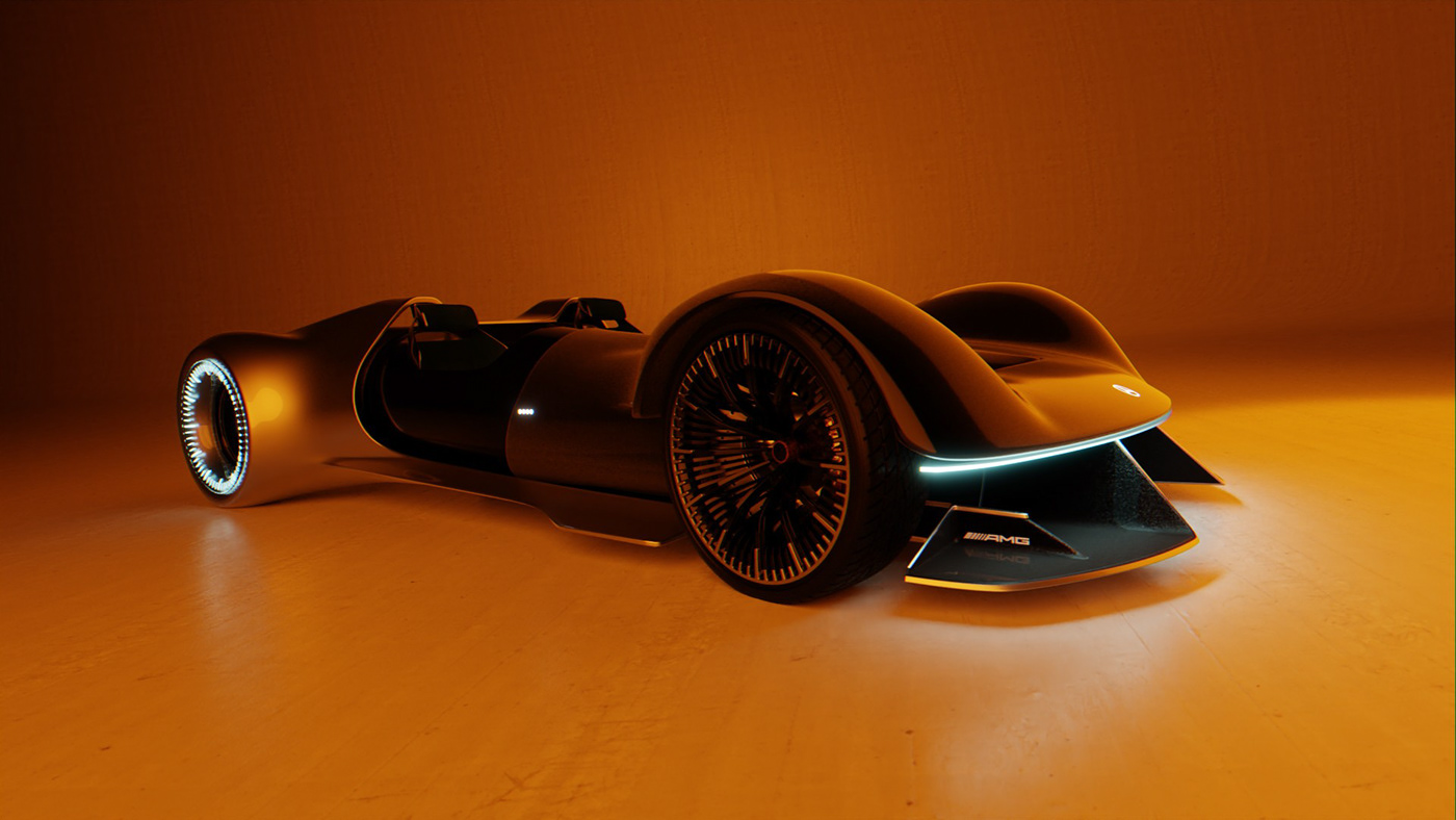 Benz，Sports car，Appearance design，Cool，future，concept，