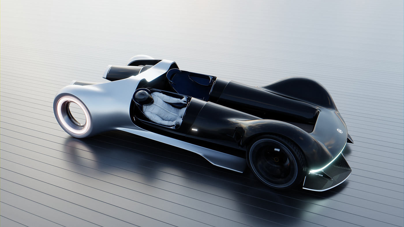 Benz，Sports car，Appearance design，Cool，future，concept，