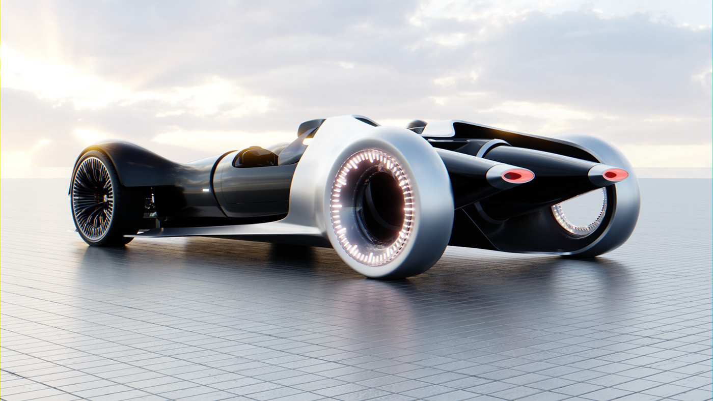 Benz，Sports car，Appearance design，Cool，future，concept，