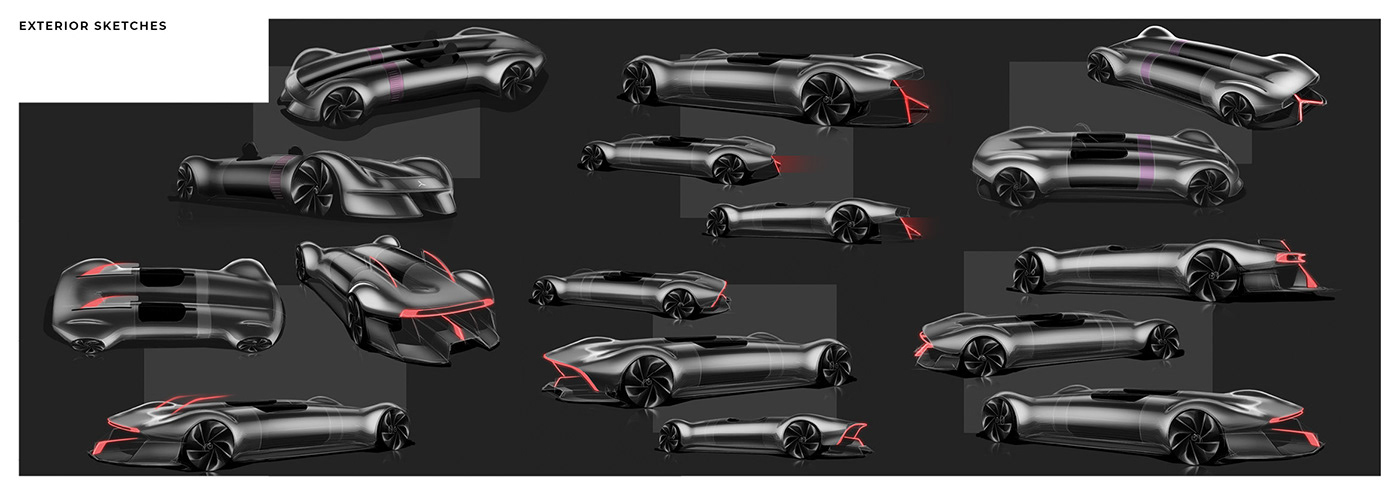 Benz，Sports car，Appearance design，Cool，future，concept，