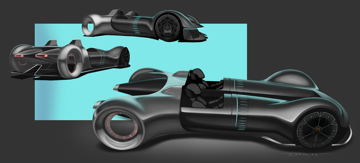 Benz，Sports car，Appearance design，Cool，future，concept，