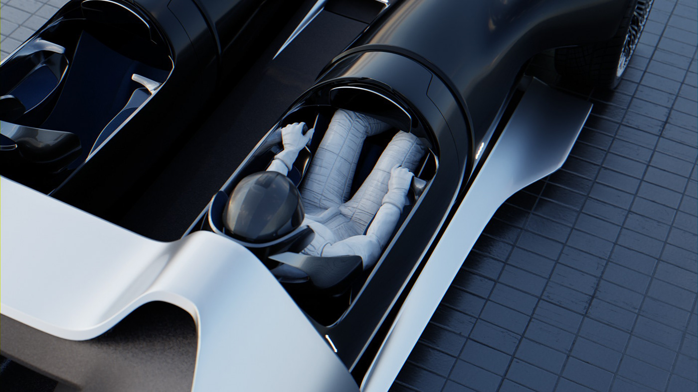 Benz，Sports car，Appearance design，Cool，future，concept，