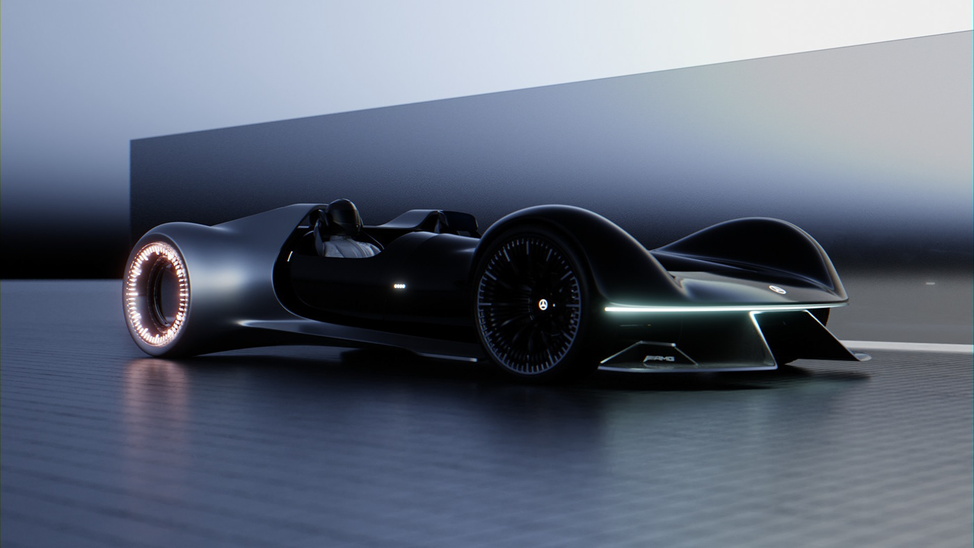 Benz，Sports car，Appearance design，Cool，future，concept，