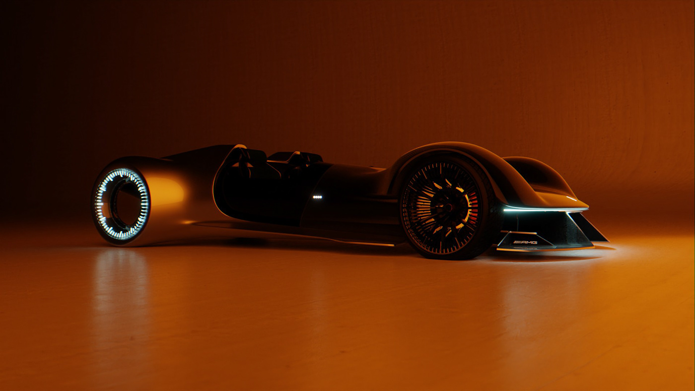 Benz，Sports car，Appearance design，Cool，future，concept，