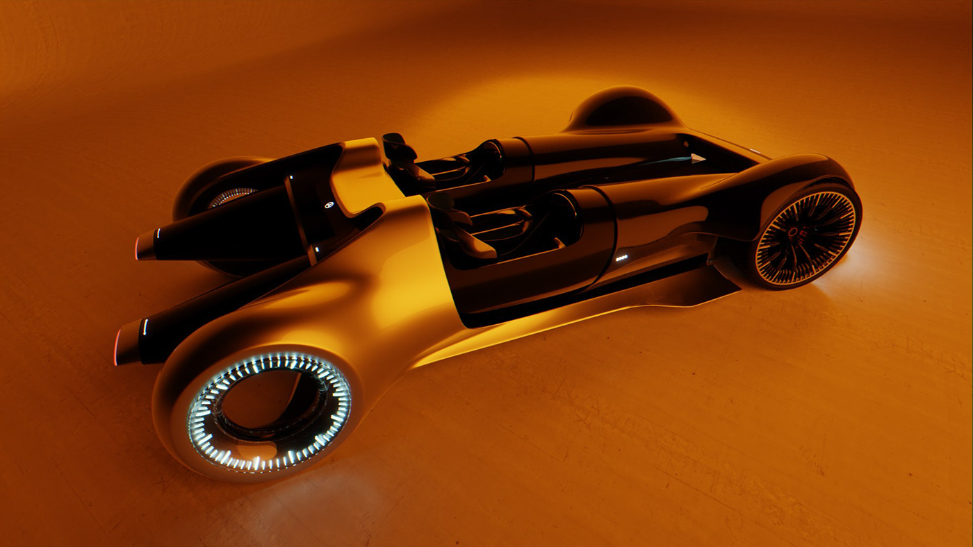 Benz，Sports car，Appearance design，Cool，future，concept，