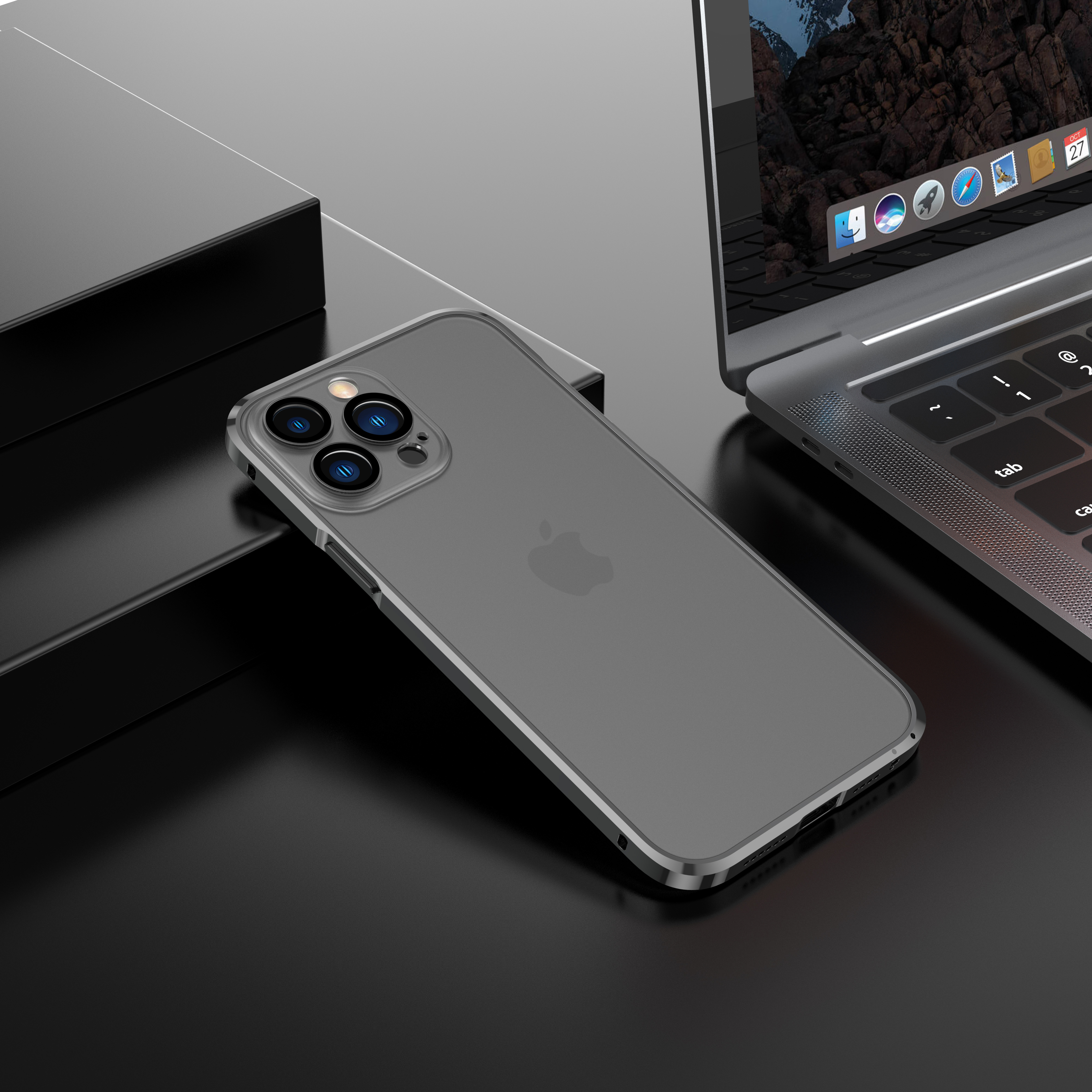 Mobile phone shell, data line scene rendering exercise，