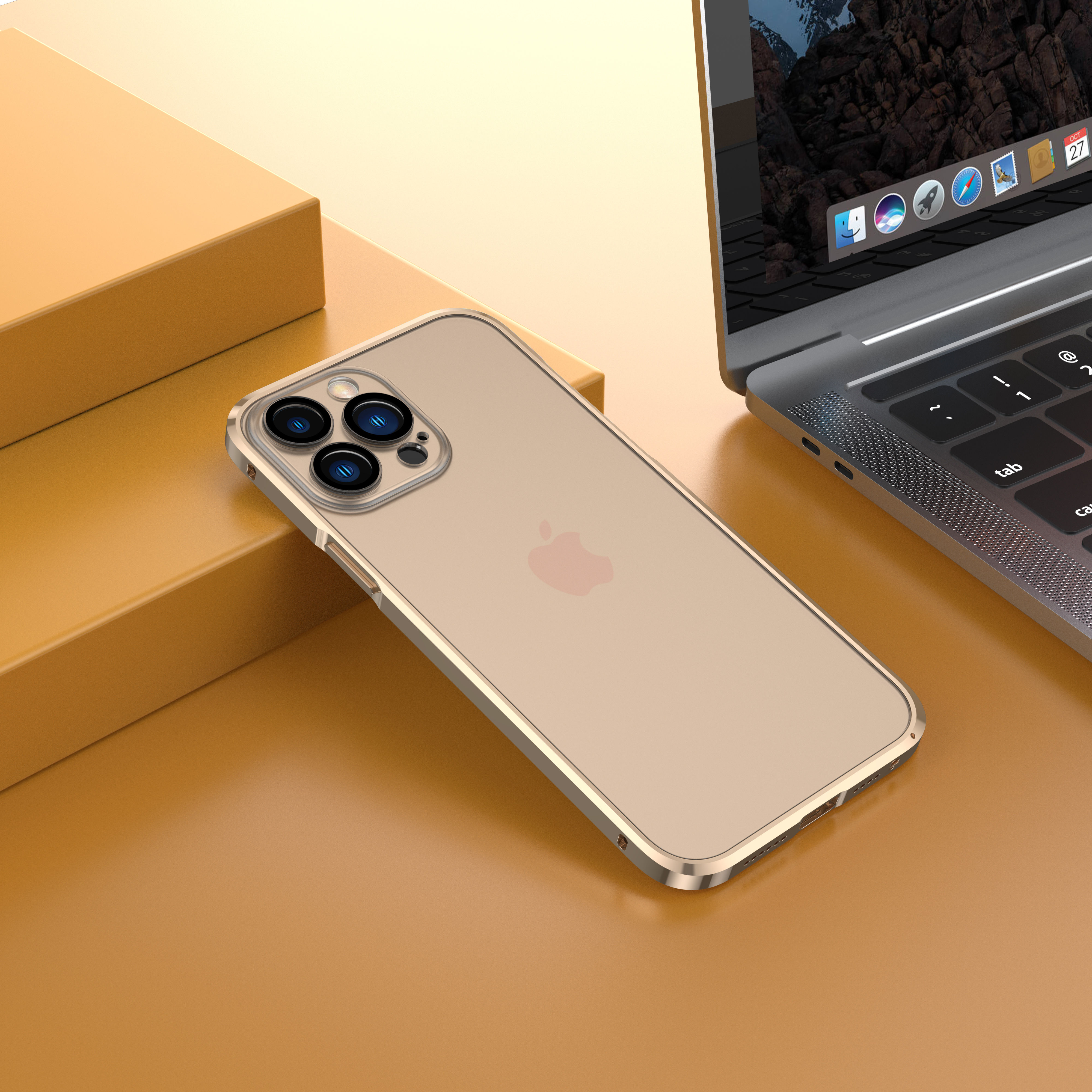 Mobile phone shell, data line scene rendering exercise，