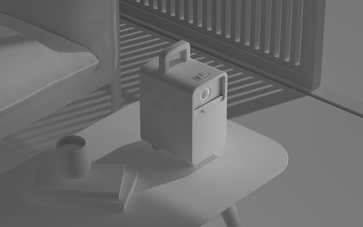 Projector，Appearance design，delicate，convenient，product design，