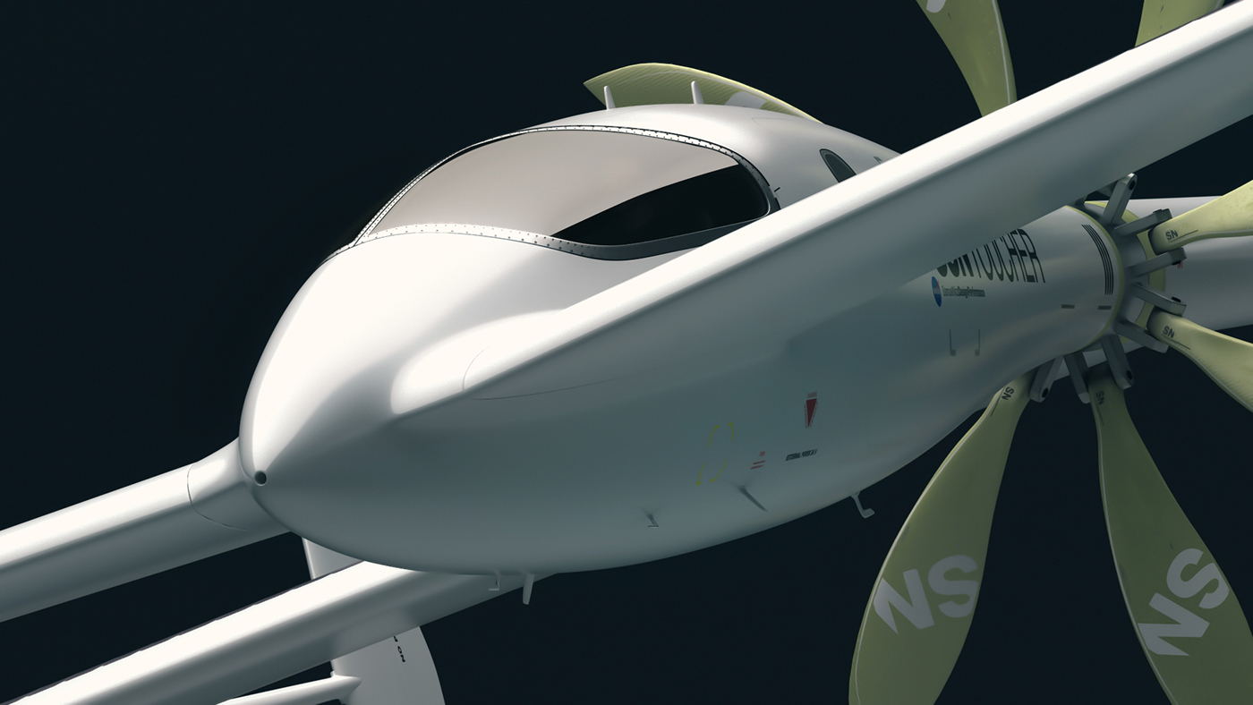 SUNTOUCHER，solar energy，environment protection，aircraft，