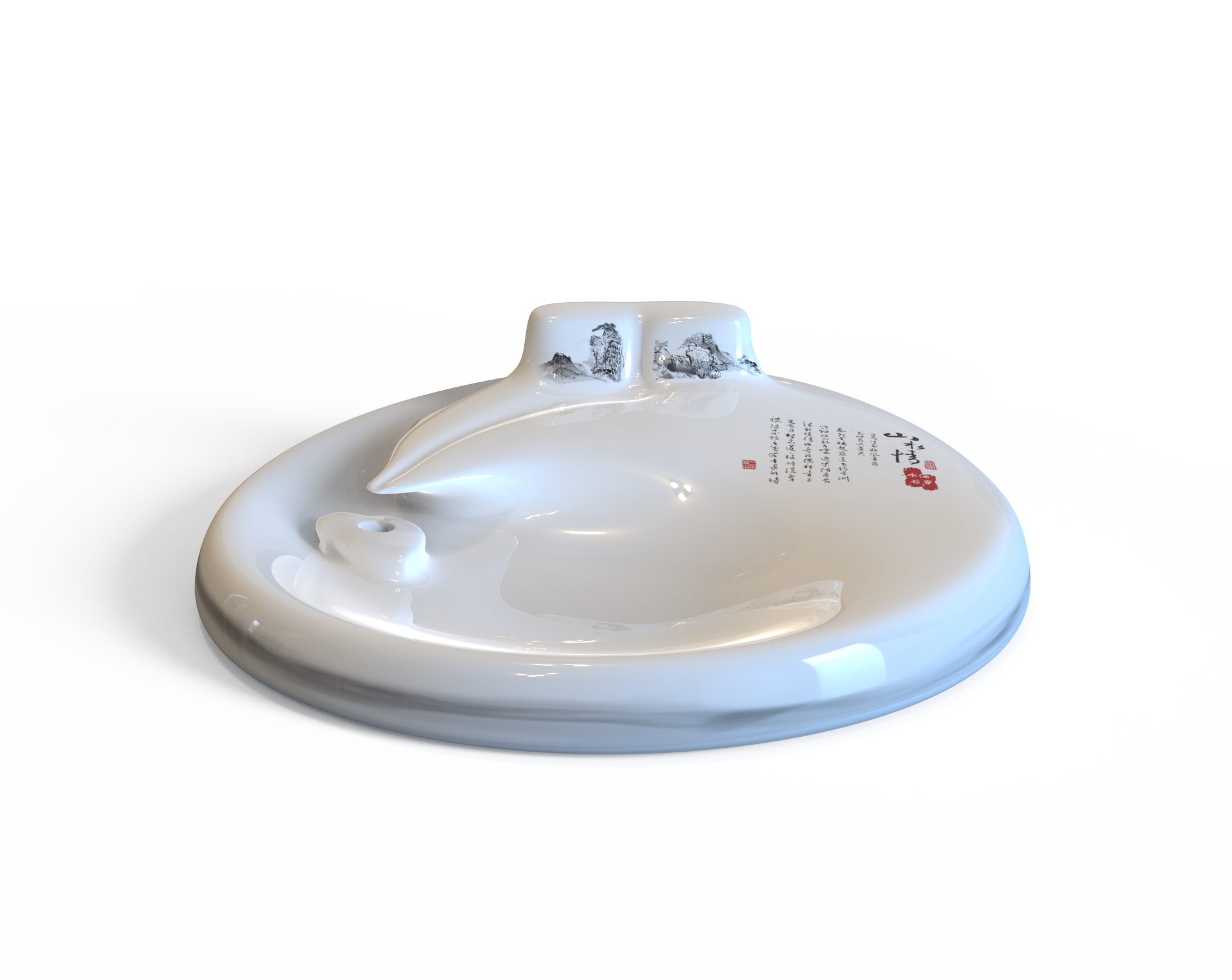 Idiom Wen Chuang，Inkstone，ceramics，Water drop stone through，Chinese brush painting，Stationery，Tai Chi，