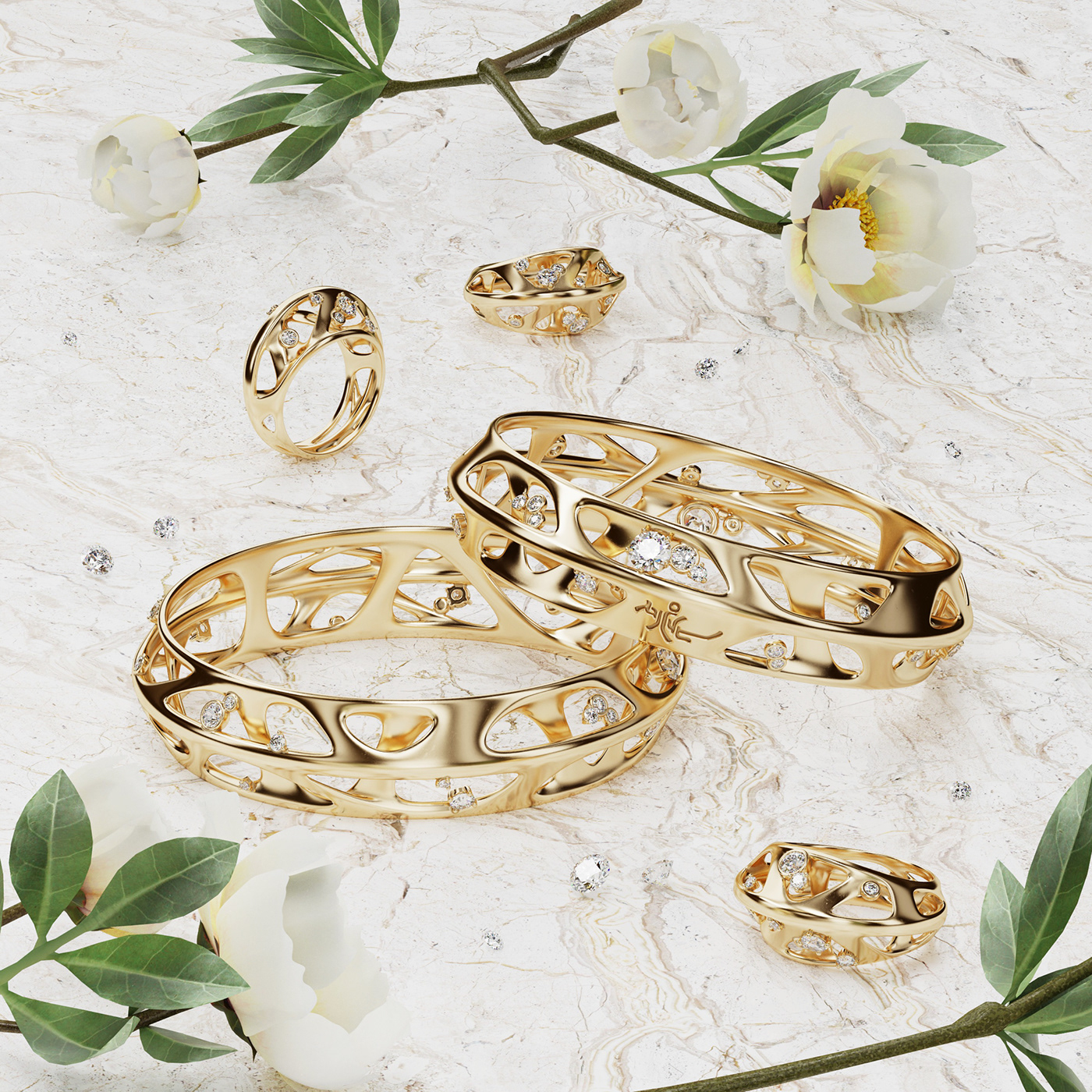 3d，Jewellery，Jewelry design，product design，Ring，Model，Bracelet，