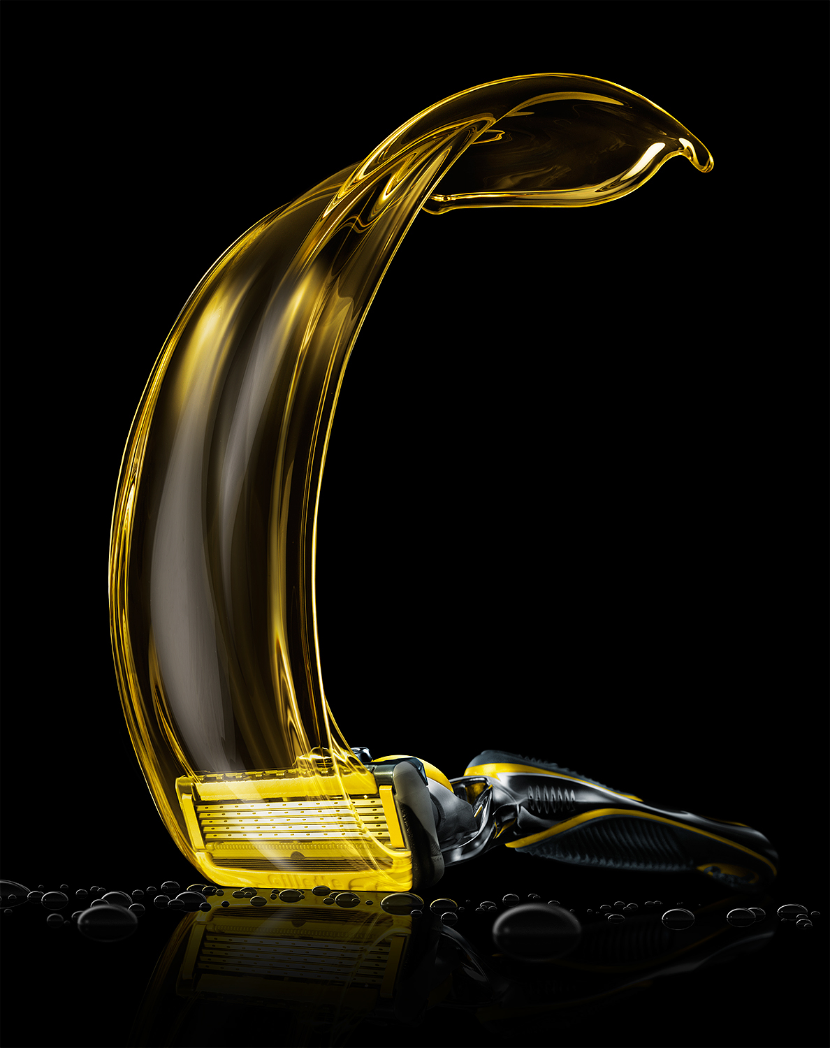 RETOUCH，GILLETTE，razor，