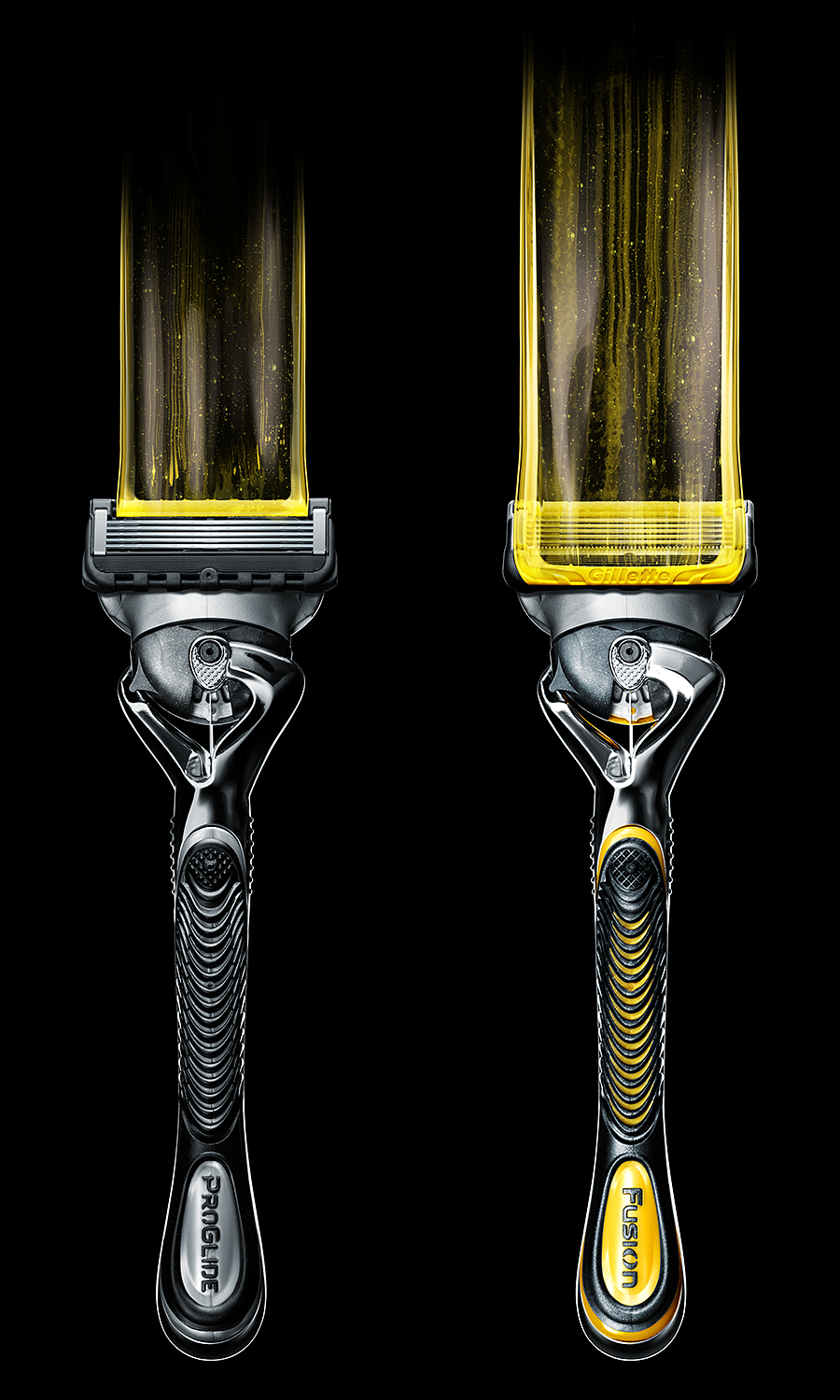 RETOUCH，GILLETTE，razor，