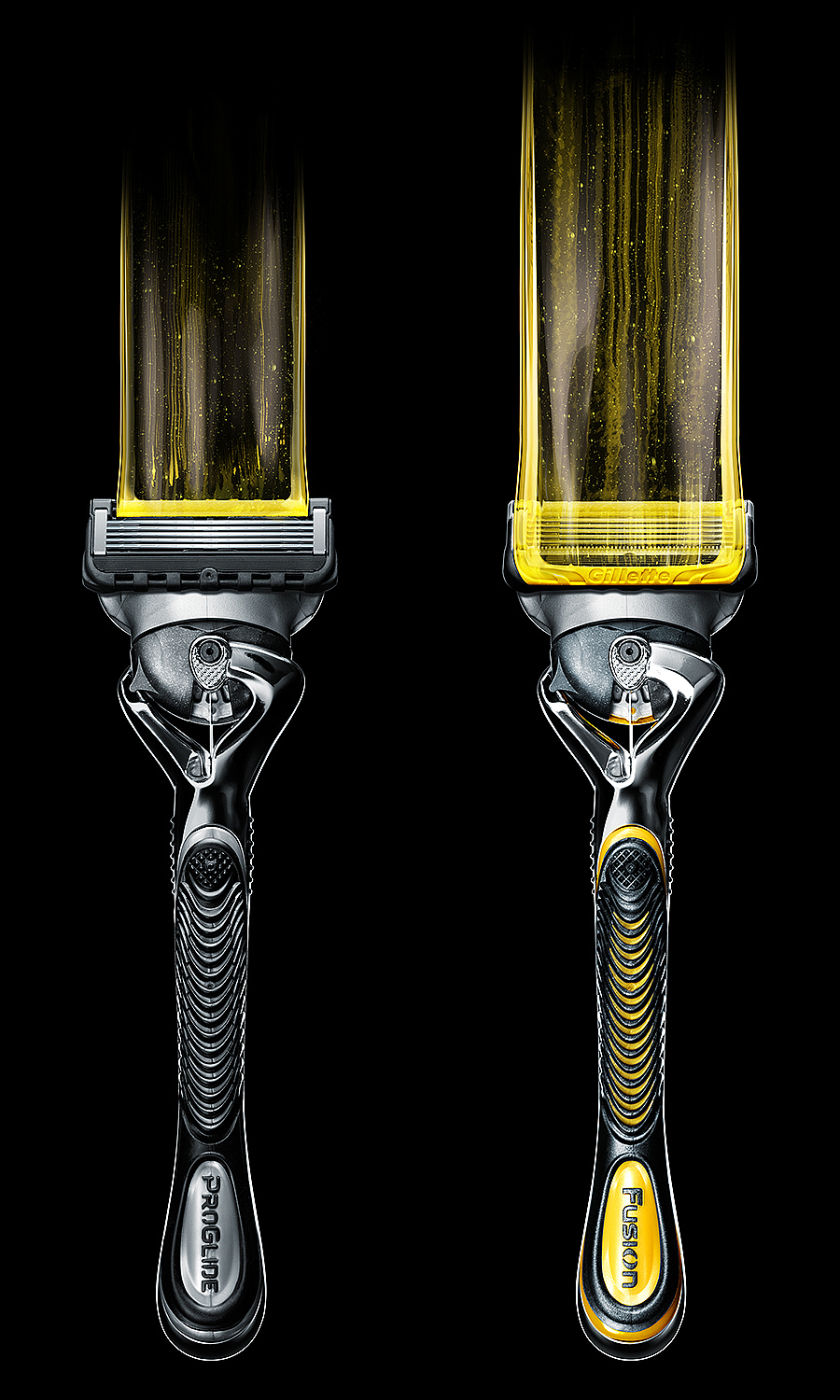 RETOUCH，GILLETTE，razor，