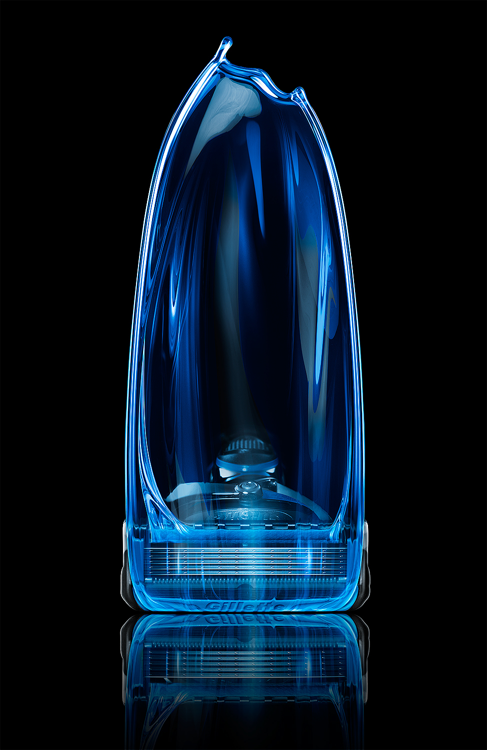 RETOUCH，GILLETTE，razor，