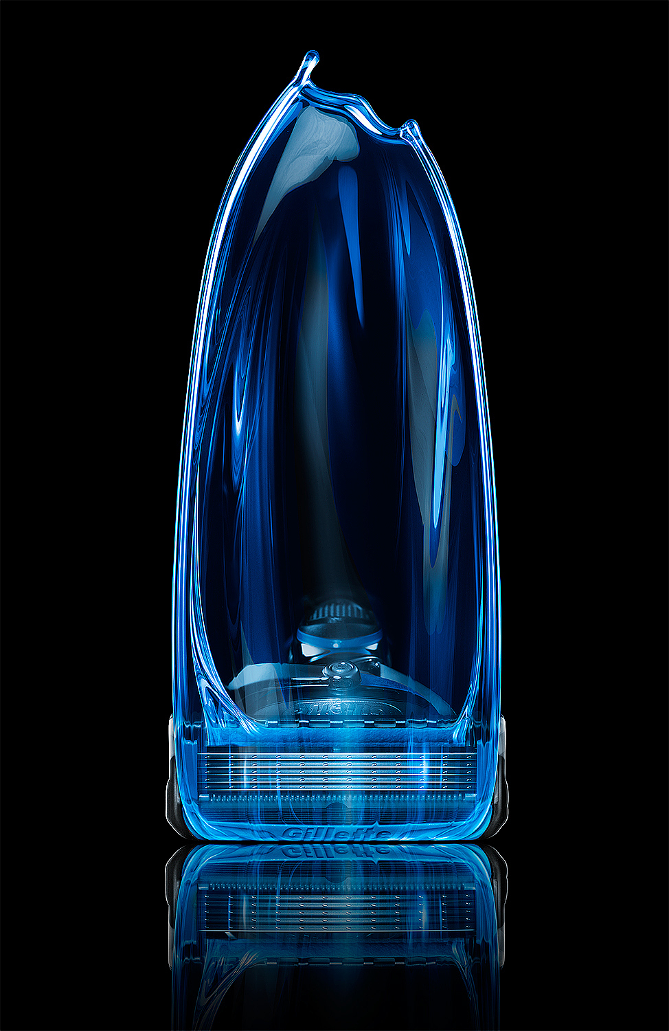 RETOUCH，GILLETTE，razor，